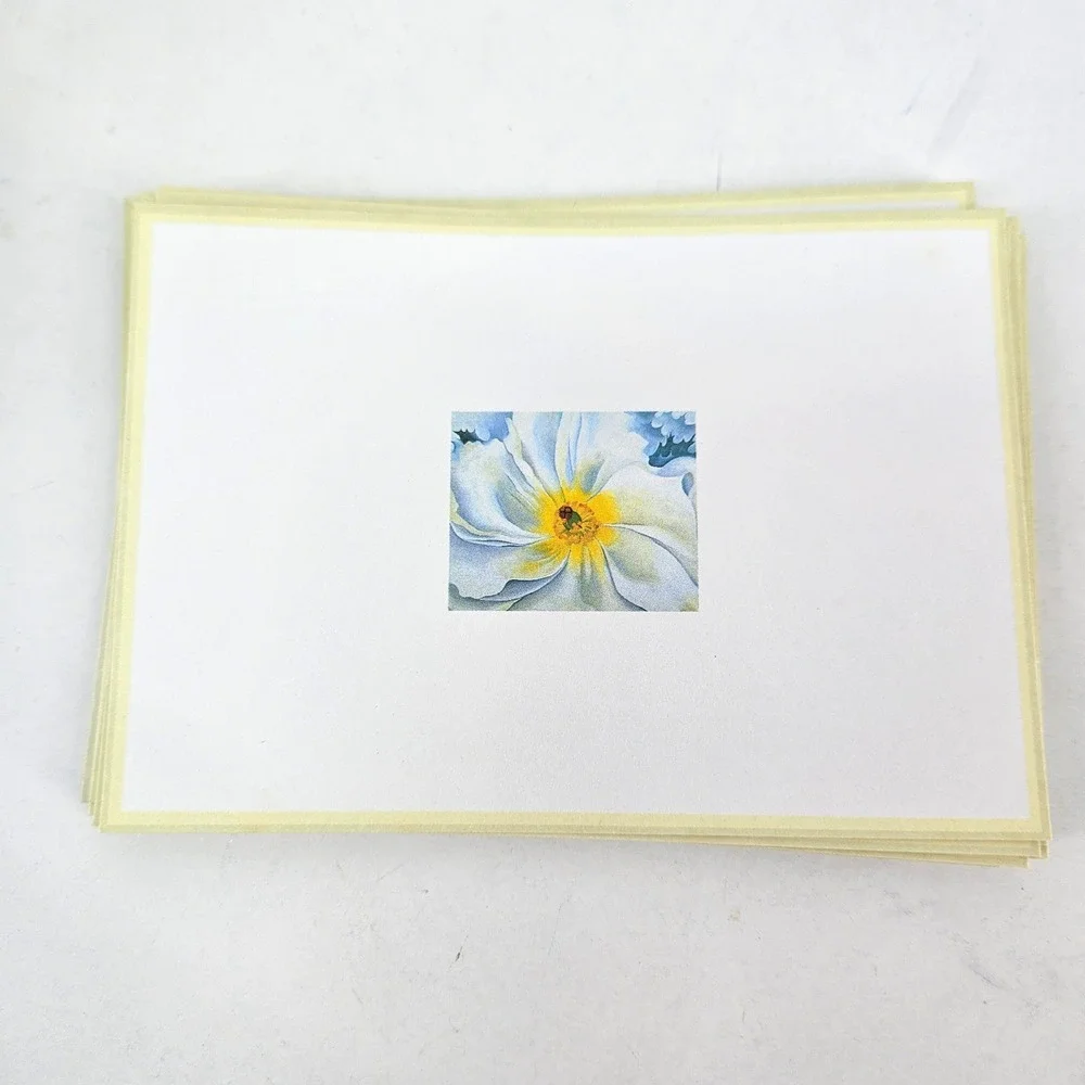 Vintage Art Greeting Cards + Ansel Adams Postcard Book‎ lot of 4 partial sets